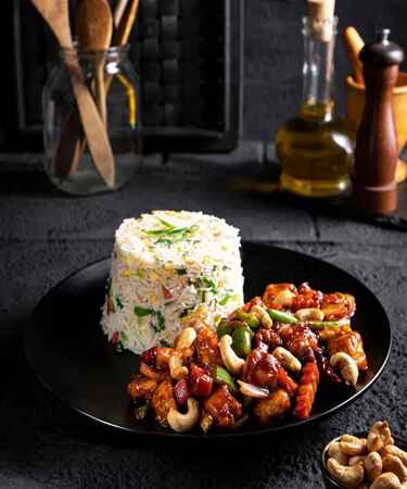 Craving something bold and flavorful? Try our Thai Chicken Cashewnuts — a perfect blend of crunch and spice at DeFlambe, Blue Area, Elysium Tower, Islamabad, near Centaurus. 🔥🍗🌶️ #TopRatedRestaurant #Steak #Bar #IceCream #Drinks #Sheesha